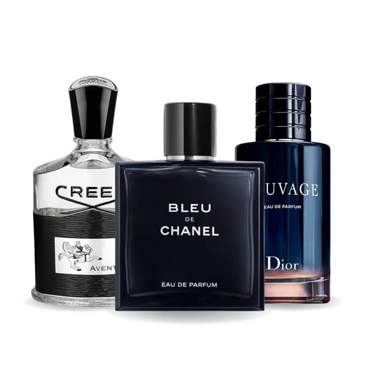 Pre Black Friday | Creed Aventus + Bleu de Chanel + Dior Sauvage – 3 στην τιμή του 1  100ml (Cópia)